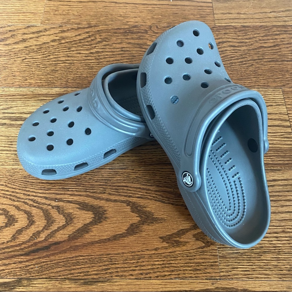Grey Crocs